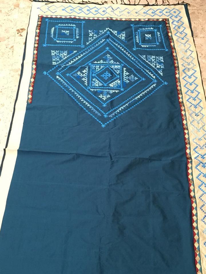 Kutch Work Saree  Code: 1 ACS 48a - For DISPLAY ; CAN BE DONE UPON REQUEST