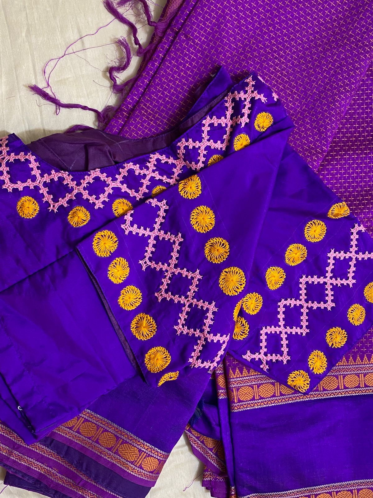 Kutch  or Sindhi Work Blouse - DISPLAY PURPOSE ONLY; CAN BE CUSTOMIZED UPON REQUEST