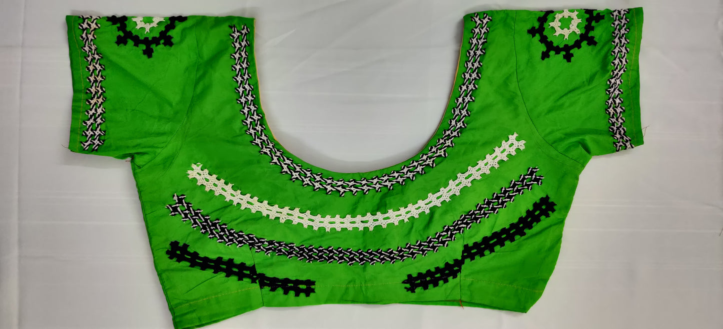 Kutch  or Sindhi Work Blouse - DISPLAY PURPOSE ONLY; CAN BE CUSTOMIZED UPON REQUEST