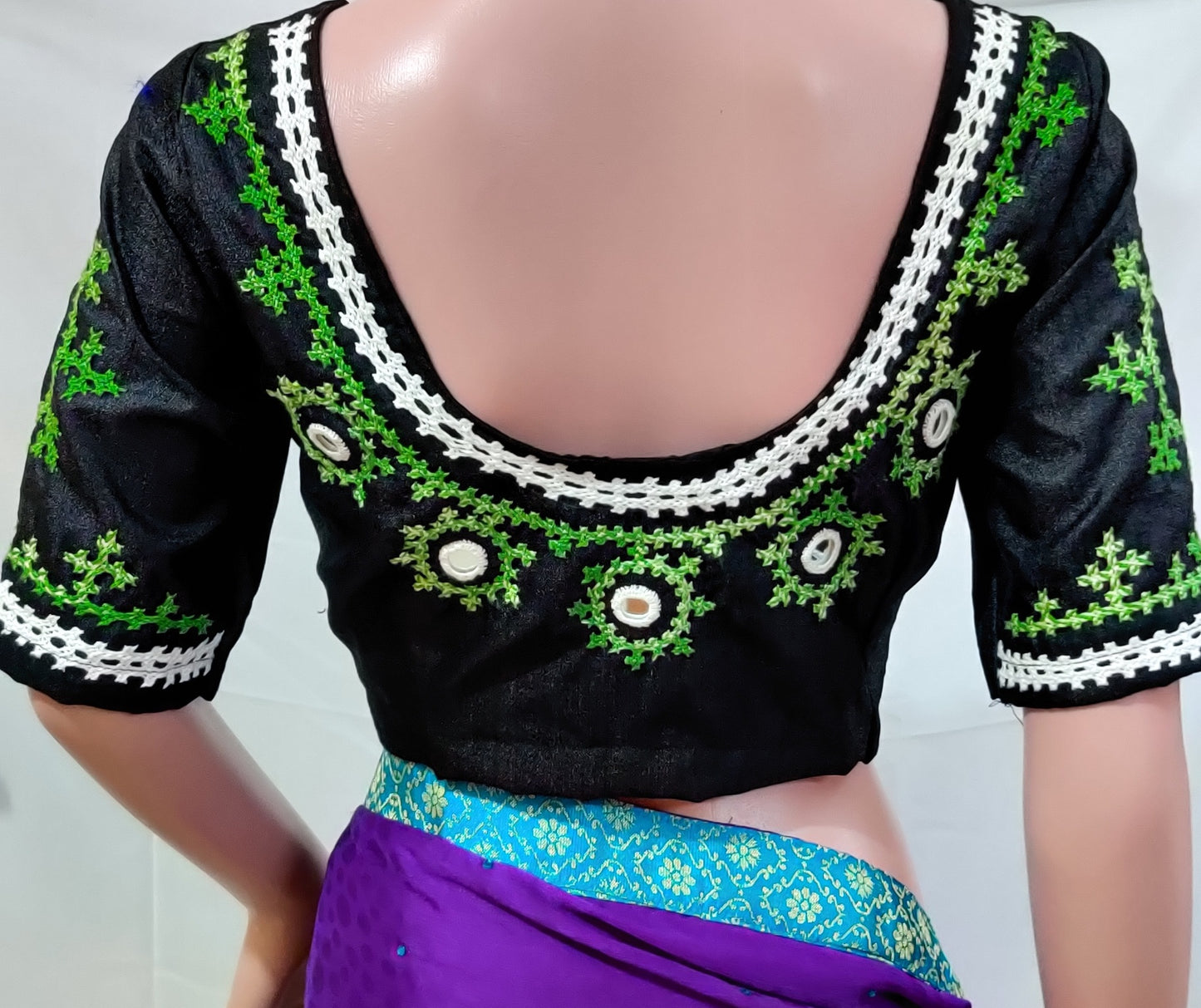 Kutch  or Sindhi Work Blouse - DISPLAY PURPOSE ONLY; CAN BE CUSTOMIZED UPON REQUEST