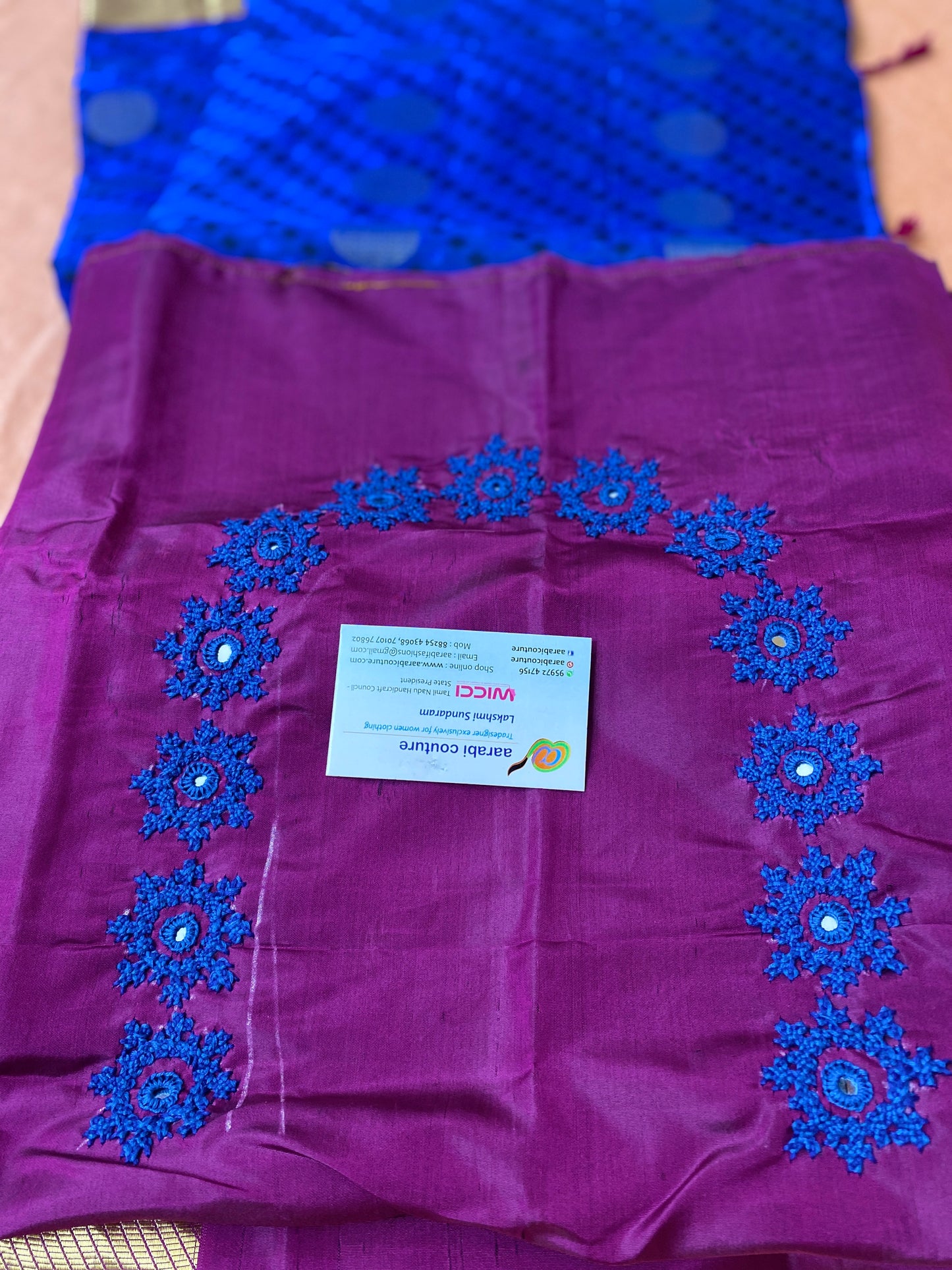 Kutch  or Sindhi Work Blouse - DISPLAY PURPOSE ONLY; CAN BE CUSTOMIZED UPON REQUEST