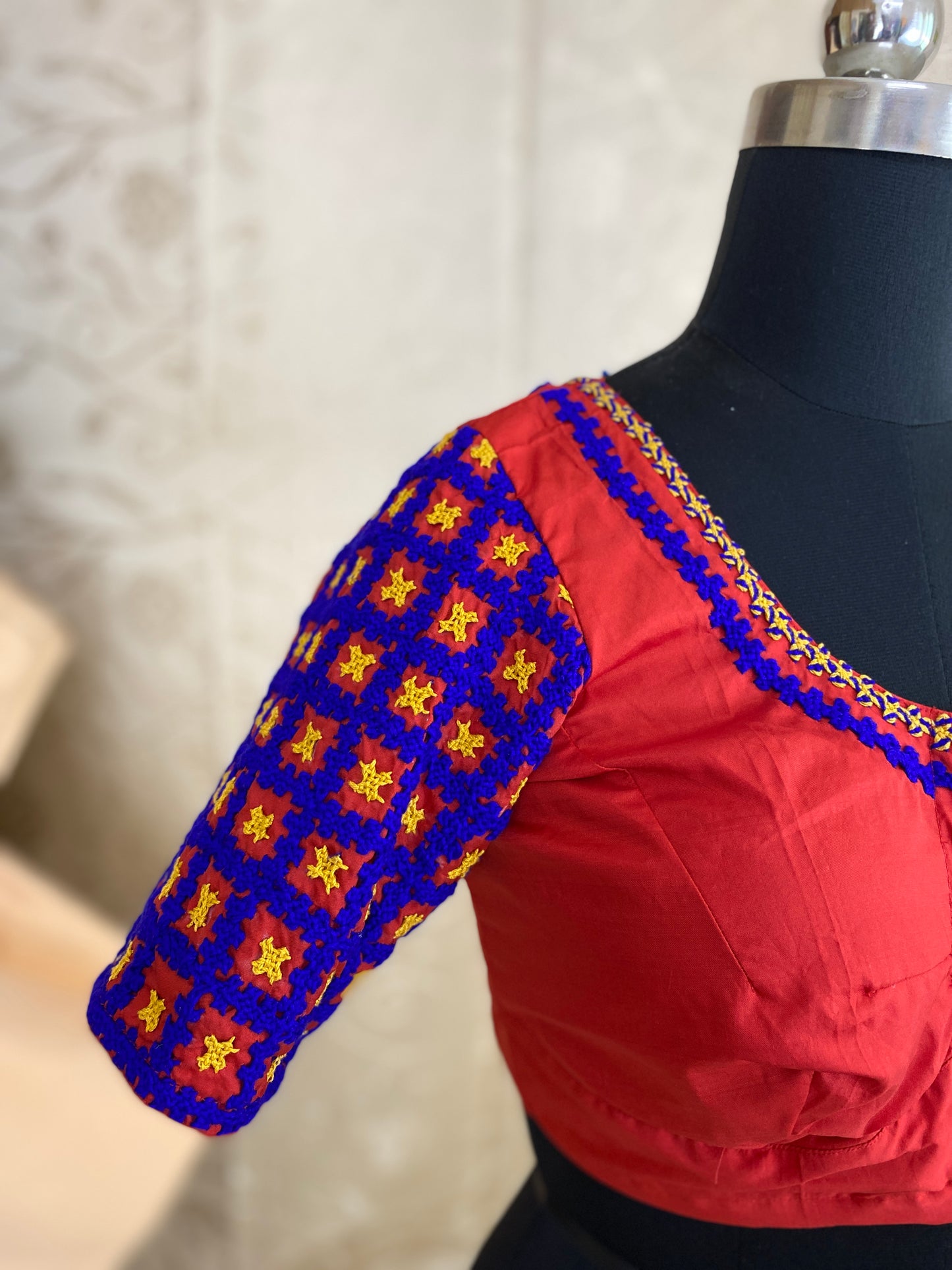 Kutch  or Sindhi Work Blouse - DISPLAY PURPOSE ONLY; CAN BE CUSTOMIZED UPON REQUEST