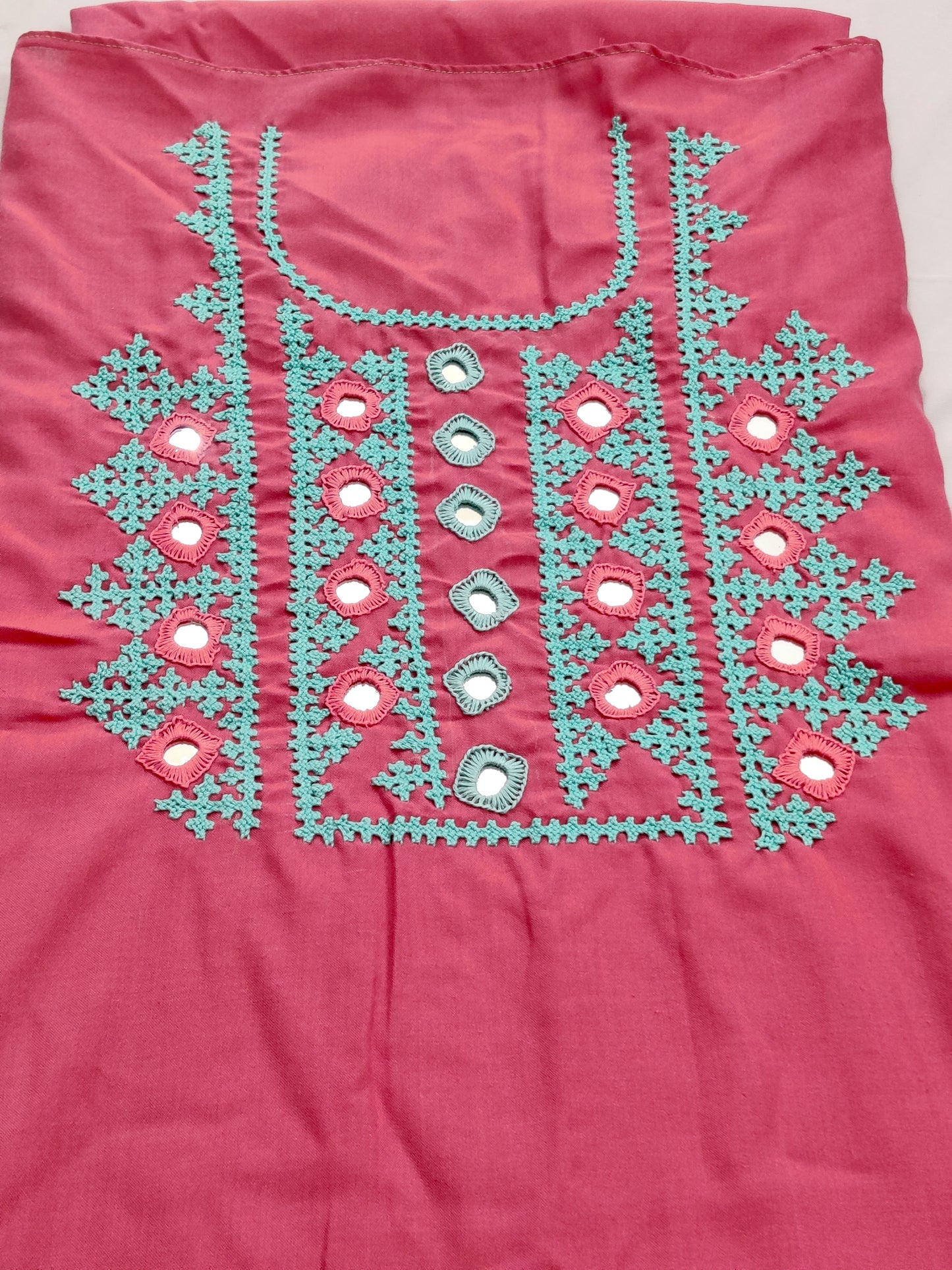 Kutch work Tops LIGHT PINK