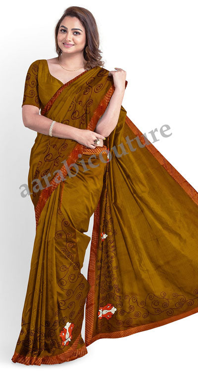 Kantha embroidered Sarees CODE :2ACS03 b